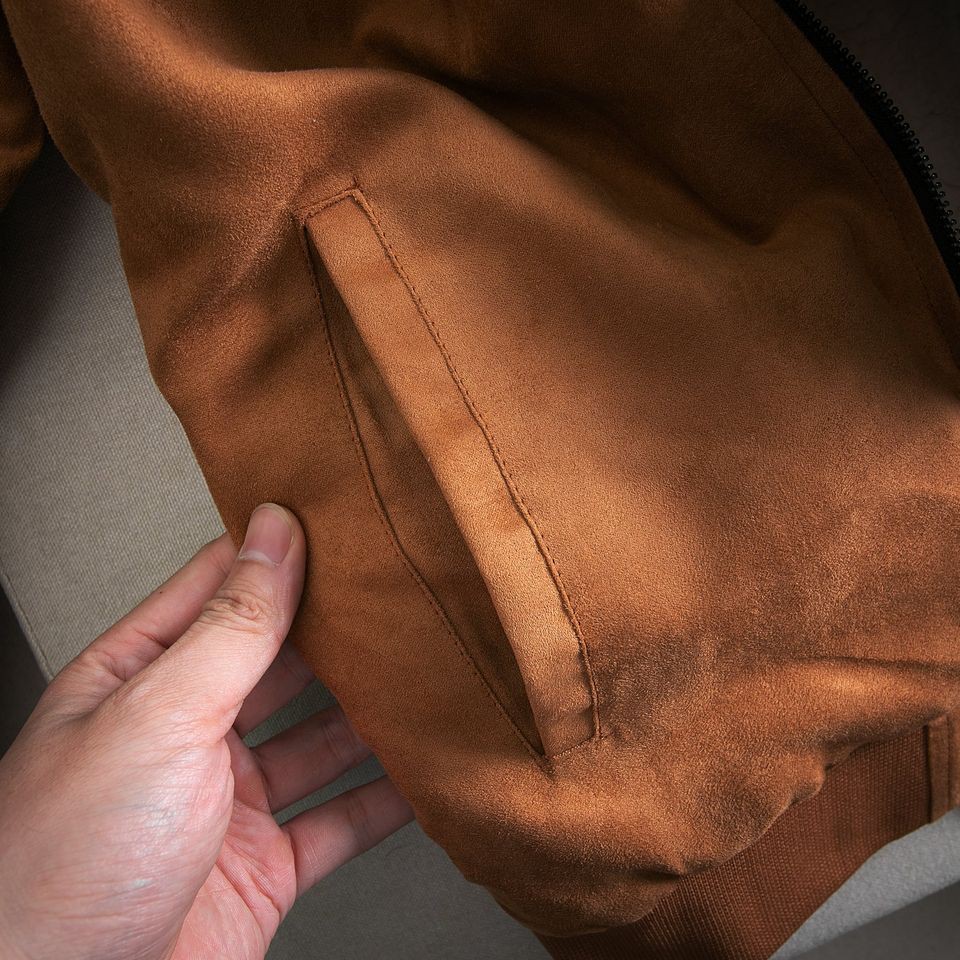 Áo Khoác Da Lộn Lót Lông Cừu - Áo Khoác Nam Chất Đẹp - Mềm Mịn, Ấm Áp | BigBuy360 - bigbuy360.vn