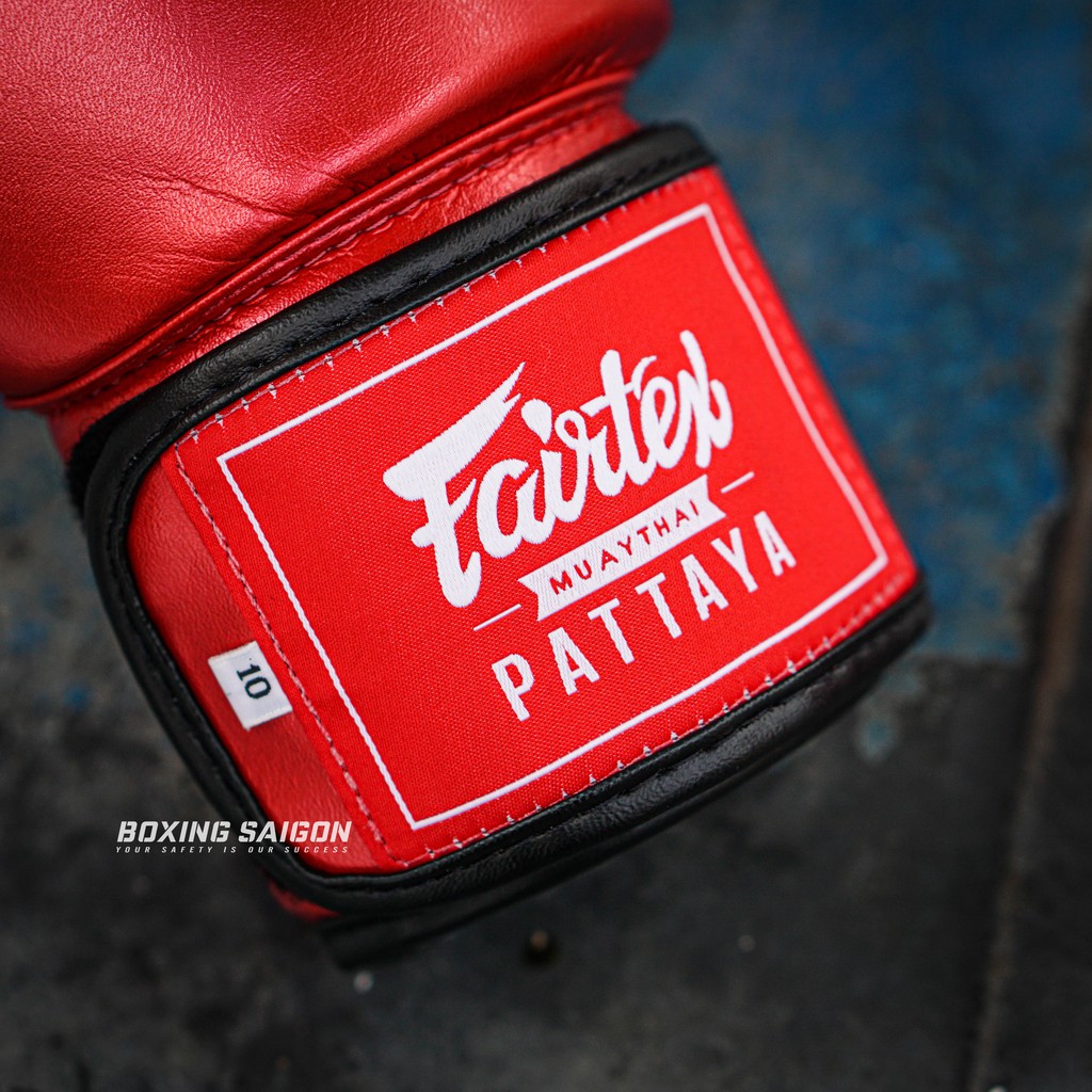 Găng tay boxing Fairtex BGV22 Metallic - Red