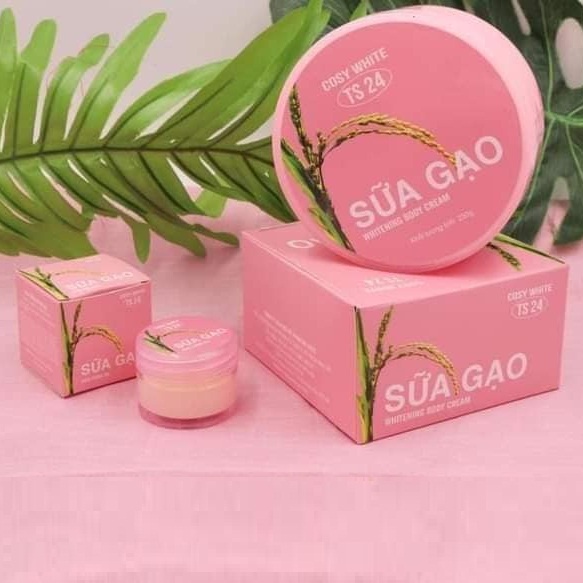 Kem body sữa gạo tặng kèm kem kích trắng COSY WHITE 250g trắng da chống nắng hàng chính hãng