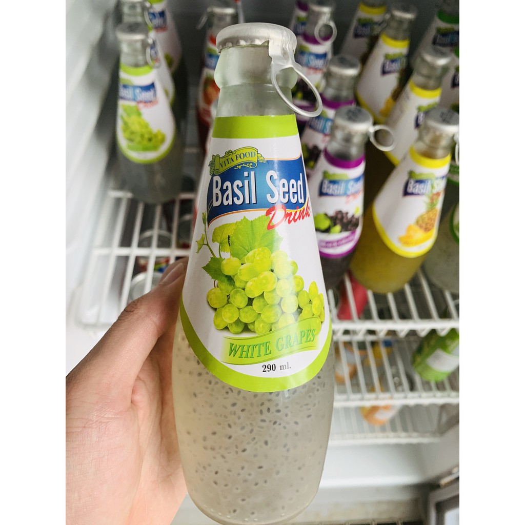 Nước hạt é thái lan basil seed