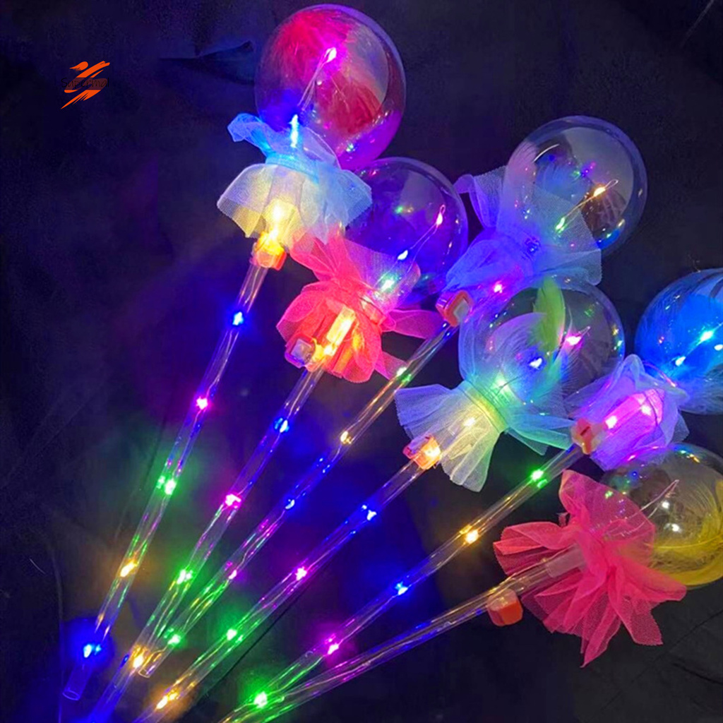Que đèn đồ chơi đầu tròn phát sáng bằng nhựa cho trẻ em