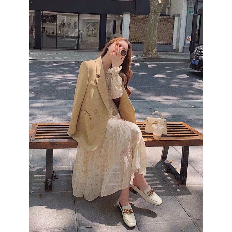 Sét áo vest kèm chân váy hàng cao cấp( Có Ảnh Thật)- FREESHIP- SẴN SIZE S | BigBuy360 - bigbuy360.vn