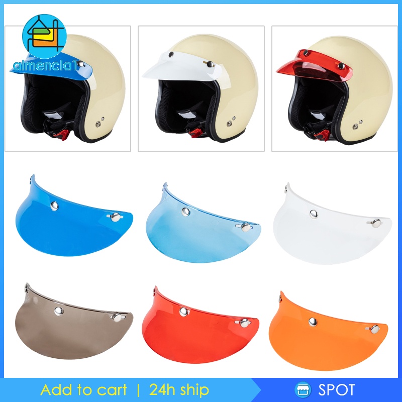 Tấm Che Nắng 3 Mặt 15cm X 5cm Thông Dụng Cho Mũ Bảo Hiểm Xe Máy
