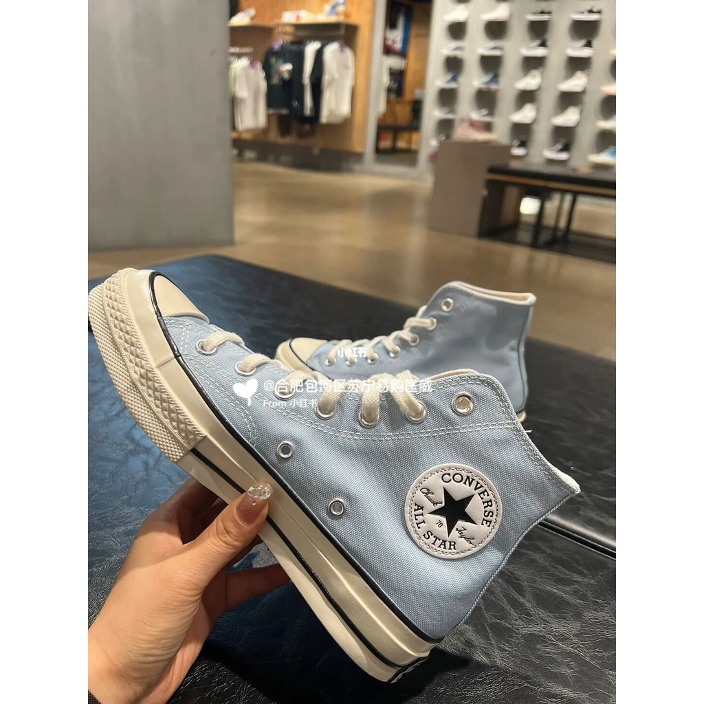 Giày Thể Thao Converse 1970s Vải canvas Màu Xanh Dương Thời Trang Mùa Hè Cho Nam Và Nữ-1583