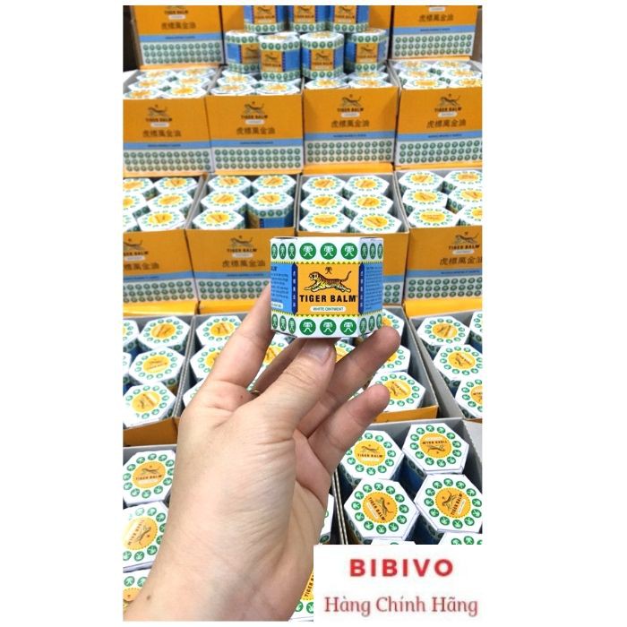 Hàng Có Hóa Đơn VAT - Dầu Con Cọp Tiger Balm White 19,4g - Singapore - Chính Hãng