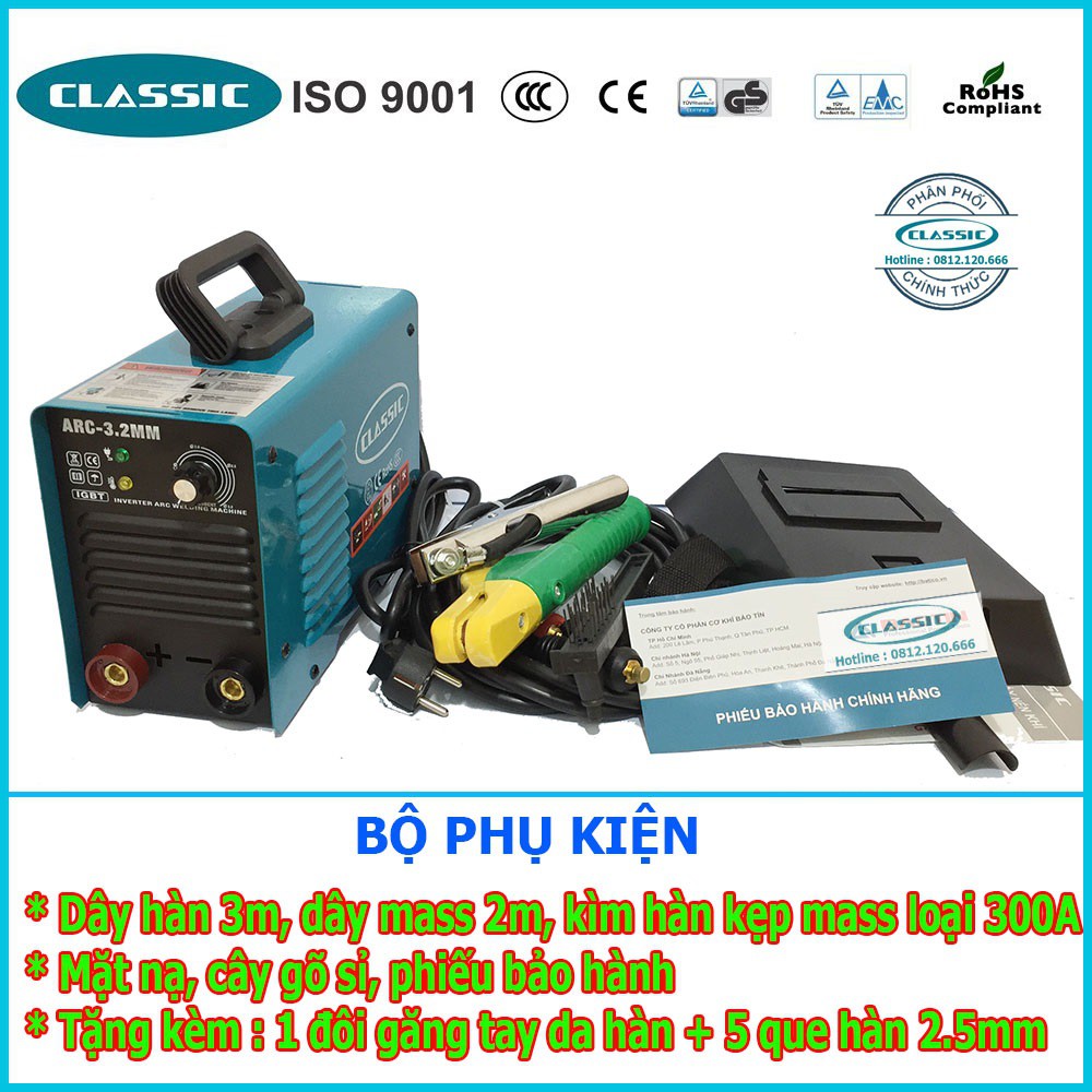 Máy hàn que điện tử mini Classic mã ARC-3.2MM
