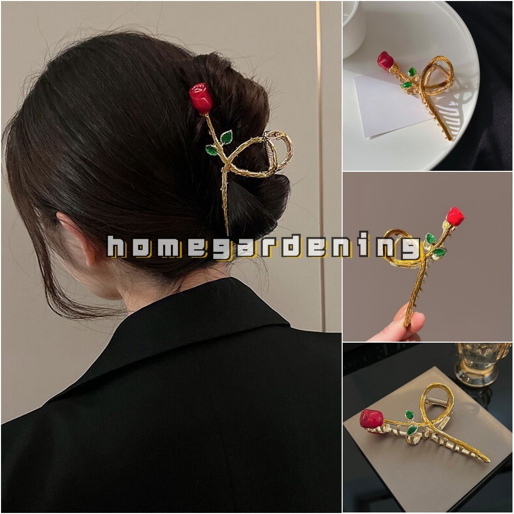 Kẹp TóC HìNh Hoa ĐíNh Kim Cương Giả ThờI Trang Cho Nữ