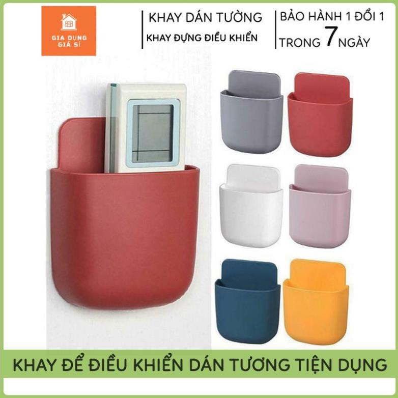 Khay Đựng Điều Khiển, Điện Thoại,Remot, Để Đồ Dán Tường Siêu Tiện Dụng