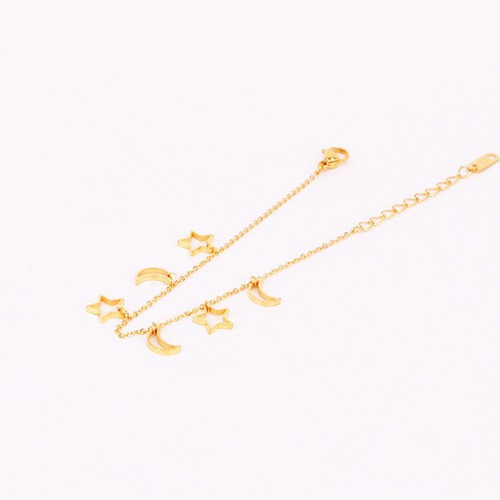 Lắc Tay Trăng Sao Titan Ko Đen TT 2234