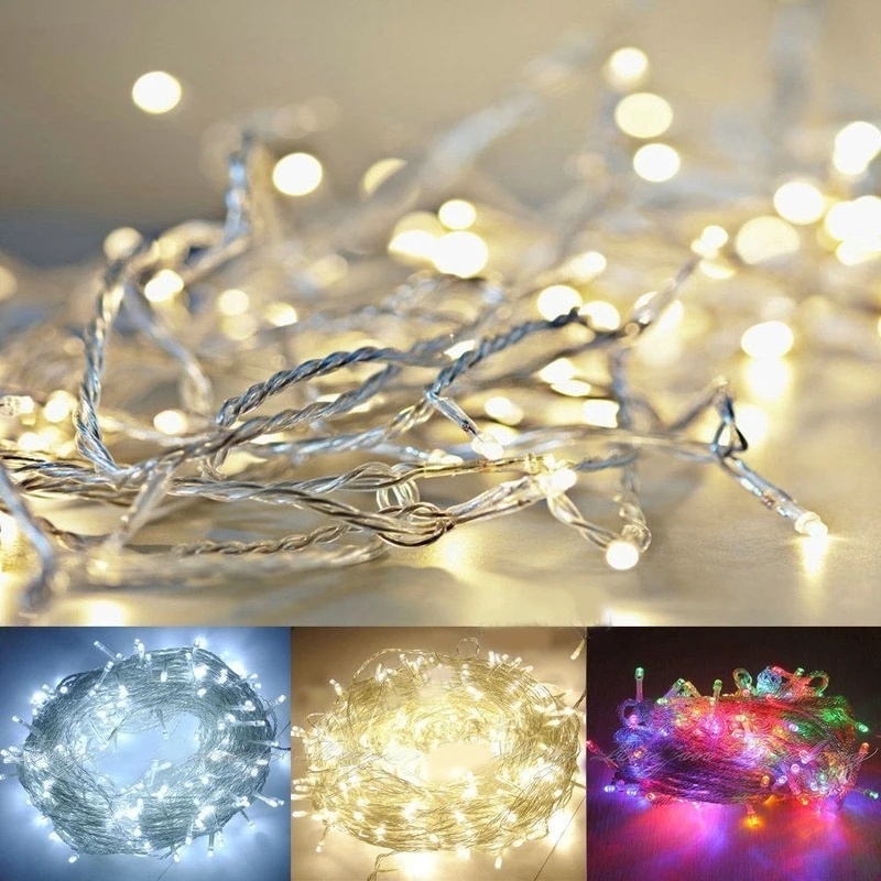 1M 2M 3M 4M 5M 10M LED String Lights/ Battery Powered LED Xmas Garland for Party Wedding Christmas Decoration