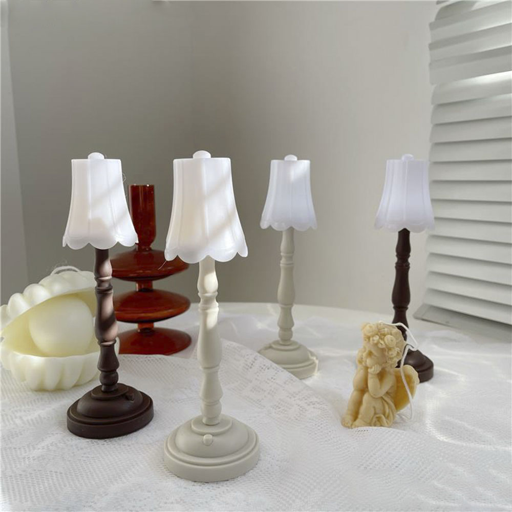 【sweet】 1pc Creative home Retro Bedside warm light Night Lamp bedroom Mini read Table lamp