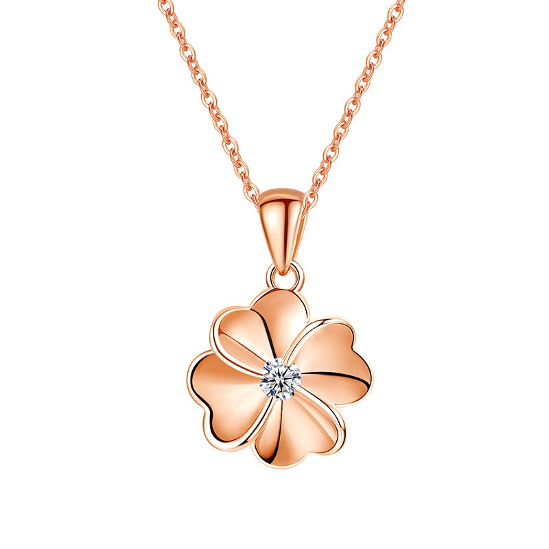 Vòng cổ Mặt Cỏ Bốn Lá Thời Trang Mùa Hè Cho Nữ