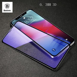 Miếng dán cường lực full màn hình chính hãng baseus cho iphone xs/ xs max