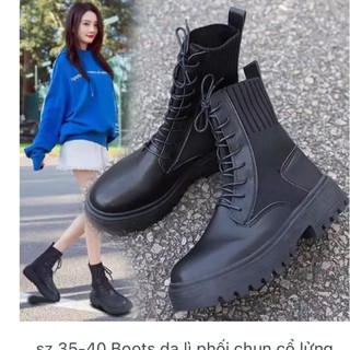 Boots Nữ, Giày Bốt Nữ Dr.Martens Boots Thu Đông Hottrend Phong Cách Màu Đen Minhtushoes Giày Dép Nữ Thời Trang Cao Cấp