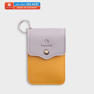 Móc khóa xe thời trang trẻ, tieenh dụng đa năng, đựng thẻ xe, atm YUUMY YMK5 nhiều màu đẹp