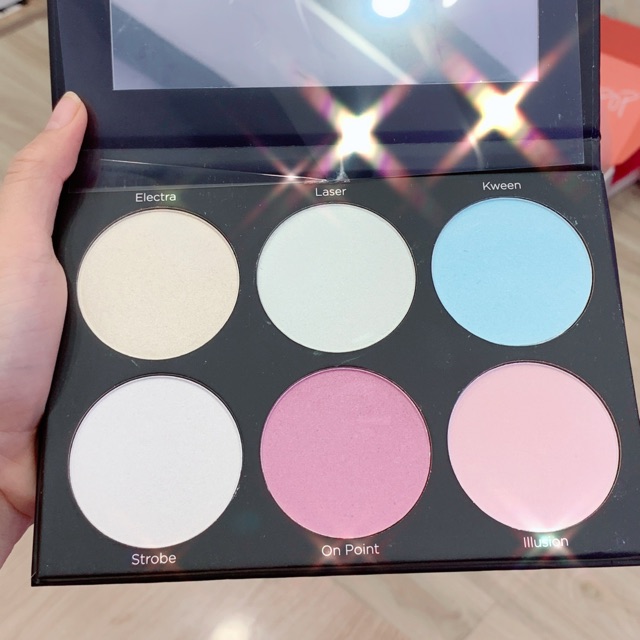 Bảng Highlight Bh Cosmetics - Blacklight Highlight 6 Color Palette