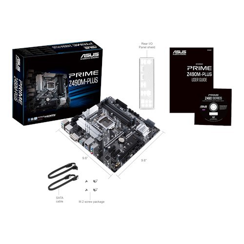 Bo Mạch Chủ Mainboard ASUS PRIME Z490M-PLUS - Hàng Chính Hãng