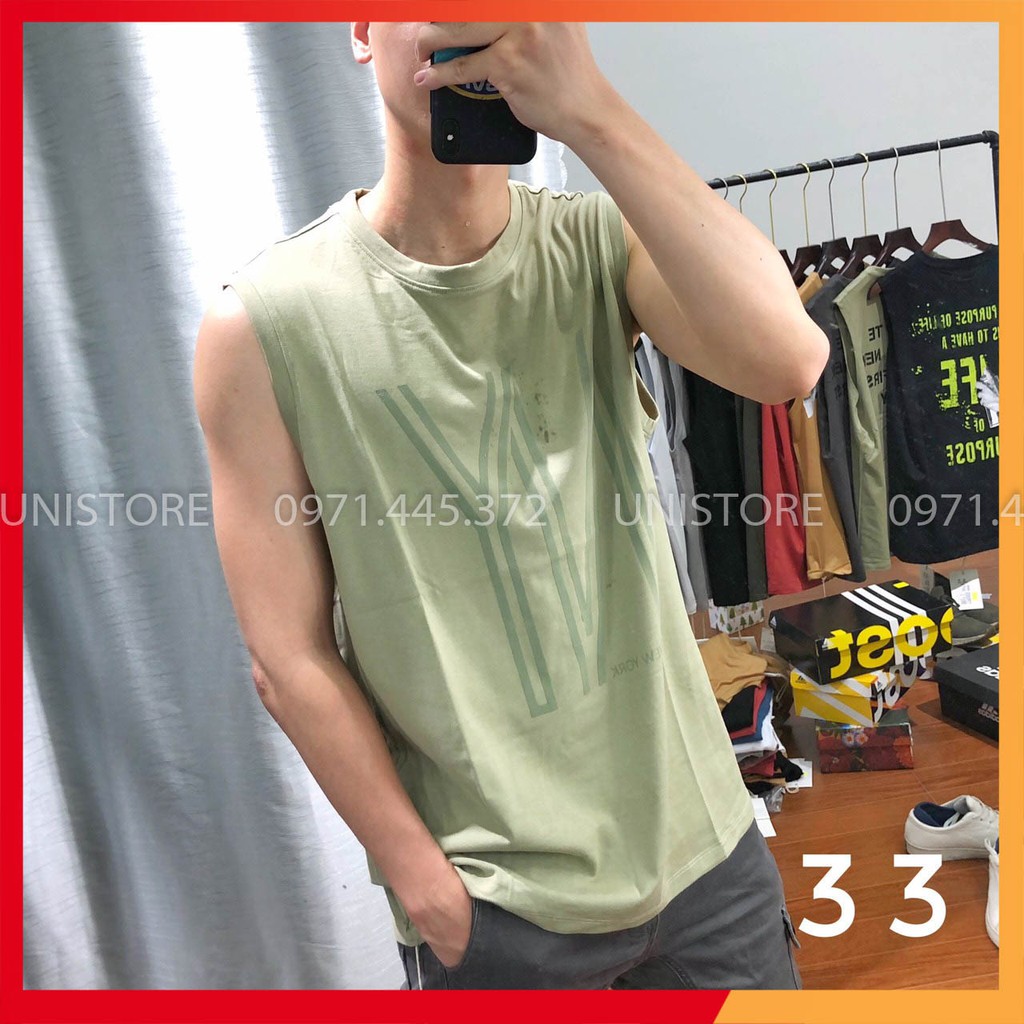 Áo 3 lỗ tanktop sát nách bigsize tập gym nam SNTQ3133