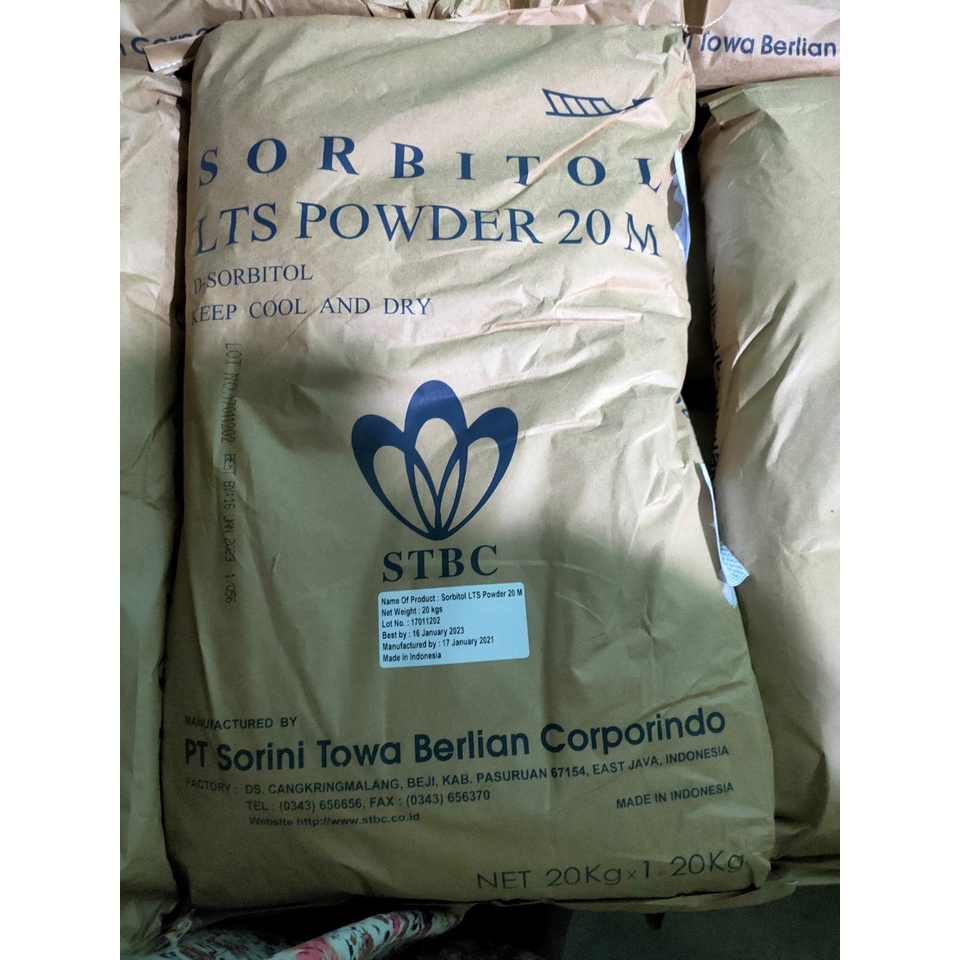Sorbitol Bột Indonesia_Bao 20Kg