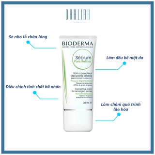 Kem Dưỡng Bioderma Sebium Pore Refiner Giúp Se Khít Lỗ Chân Lông, Giảm Bóng Nhờn Hiệu Quả [Kèm Ảnh thật + Video]