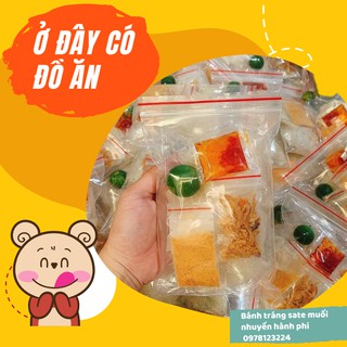Bánh Tráng Phơi Sương Muối Nhuyễn Hành Phi [Odaycodoan] Bánh Tráng Ớt Tắc Túi Zip Siêu Hấp Dẫn