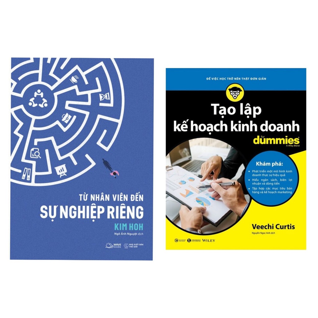 Sách Combo2c: Từ Nhân Viên Đến Sự Nghiệp Riêng - az + Tạo Lập Kế Hoạch Kinh Doanh For Dummies - th
