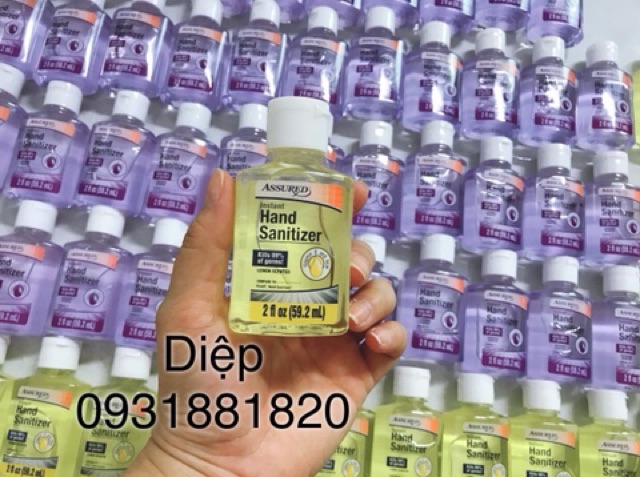 [mua trực tiếp usa] Gel rửa tay khô hand Sanitizer Assured 59.2ml | BigBuy360 - bigbuy360.vn