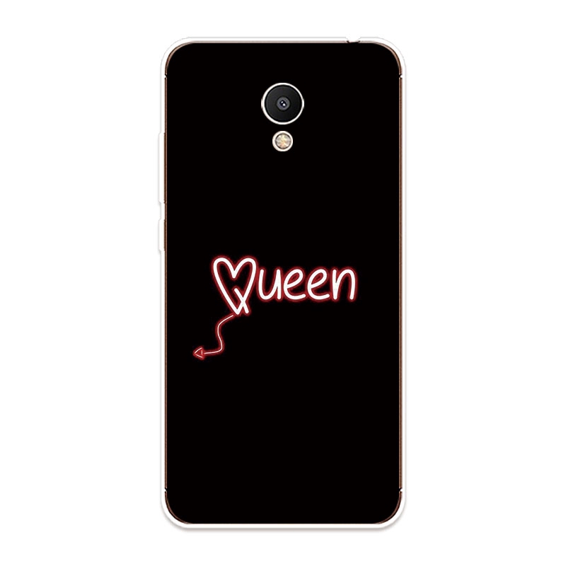 Ốp Lưng Meizu M3 M3S M5 M6 Note TPU mềm Case Queen King