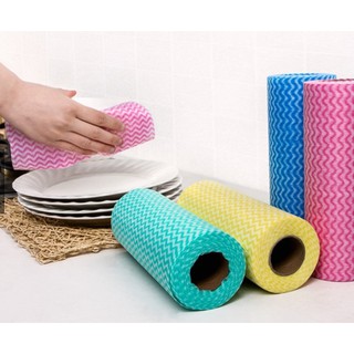 Cuộn giấy lau đa năng tiện ích 50 khăn/giấy lau dầu
