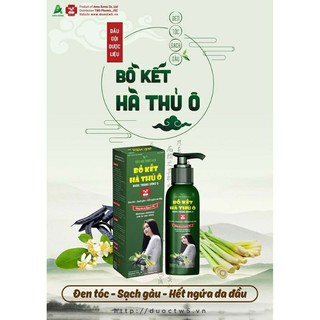 dầu gội giảm rụng tóc BỒ KẾT HÀ THỦ Ô(gàu , nấm ngứa)dùng được cho bầu