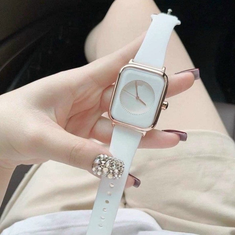 Đồng hồ thời trang nữ không số MS5265 dây silicon siêu đẹp | BigBuy360 - bigbuy360.vn