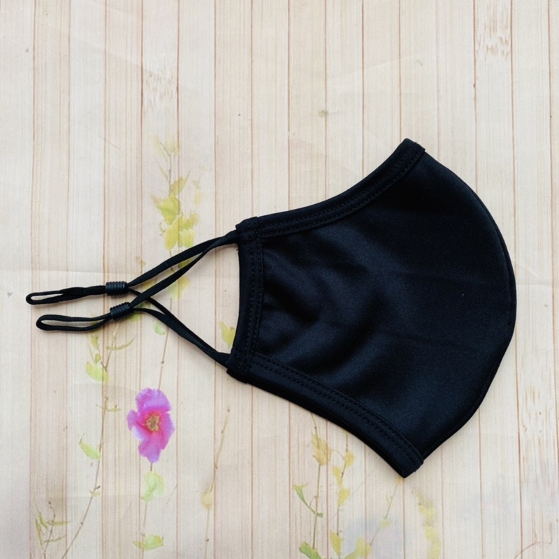 Khẩu trang vải 2 lớp màu đen