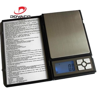Cân tiểu ly điện tử có nắp gập notebook 2kg/0.1g