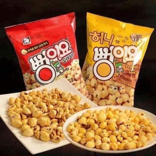 Bỏng ngô Hàn Quốc các vị giá 23k/ 1 gói 110g