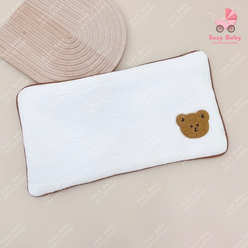 Gối xô organic phiên bản mới nhất, hoạ tiết siêu Hàn Quốc, Suzy baby