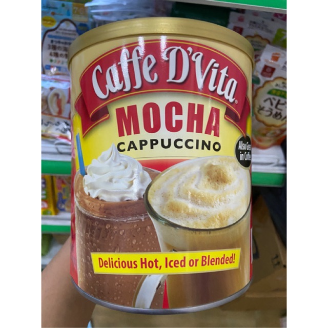 Bột cà phê hòa tan Caffe D’Vita Mocha Cappuccino 1,8kg