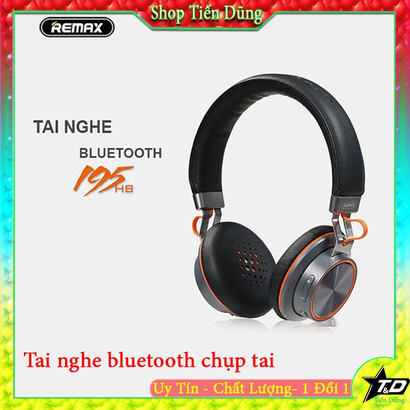 TAI NGHE REMAX RB 195HB KẾT NỐI BLUETOOTH 4.1 Hàng chuẩn