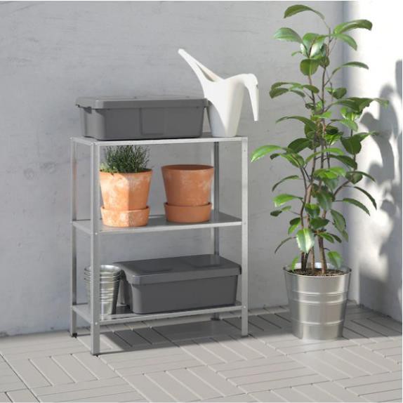 Kệ để đồ 3 tầng IKEA HYLLIS - Shelving unit, in/outdoor, 60x27x74 cm