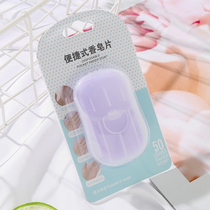 50 Xà phòng dùng một lần nhỏ gọn sử dụng tiện lợi