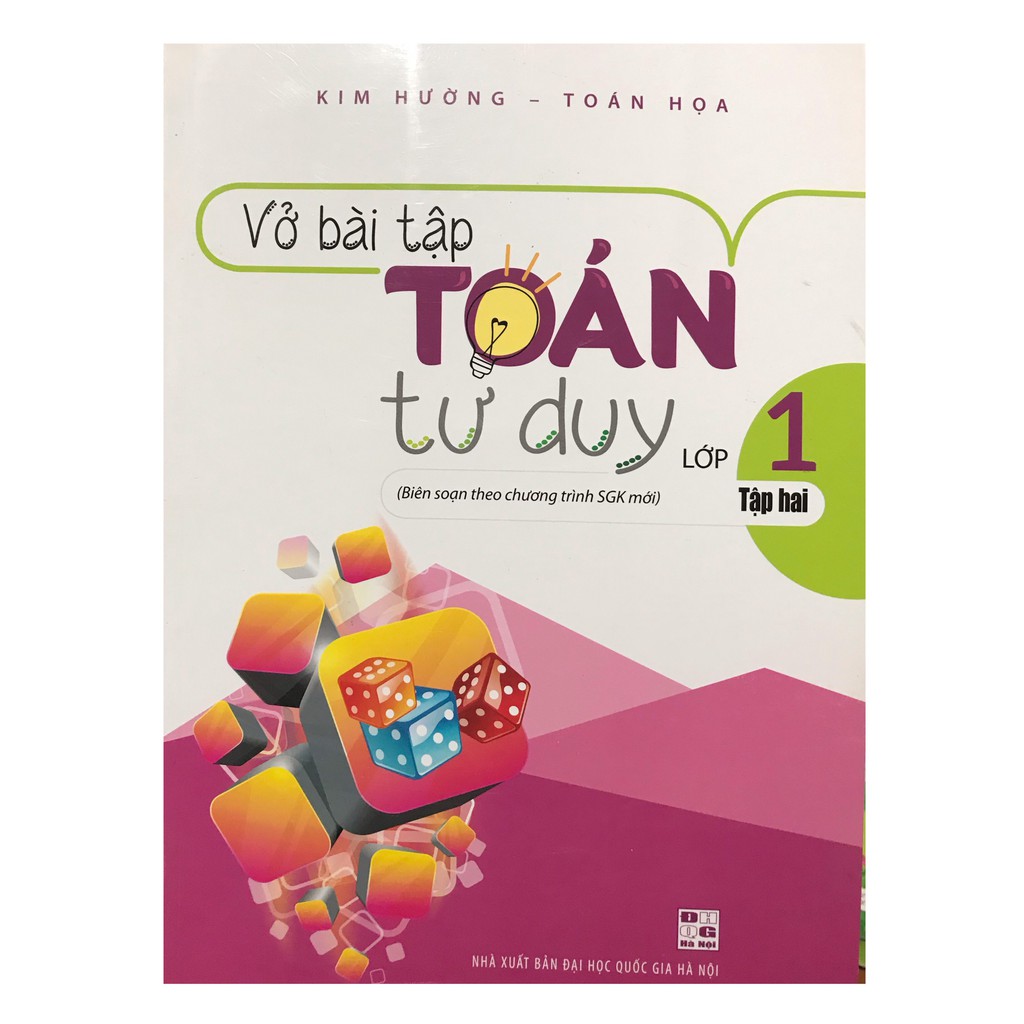 Sách - Vở bài tập toán tư duy lớp 1 tập 2