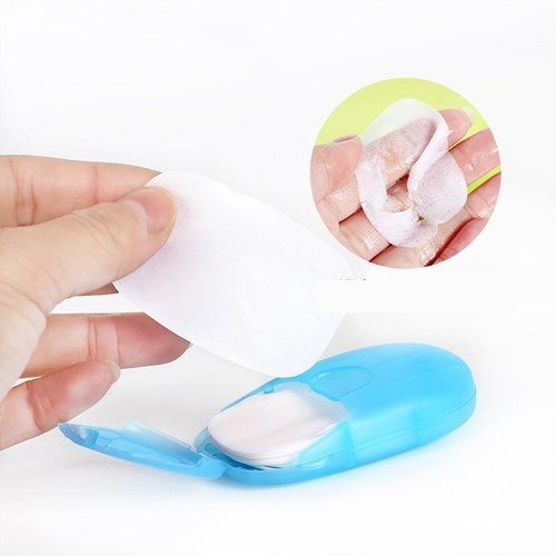 Xà bông giấy rửa tay phòng tránh dịch bệnh nhỏ gọn dễ dàng mang theo diệt khuẩn 100%