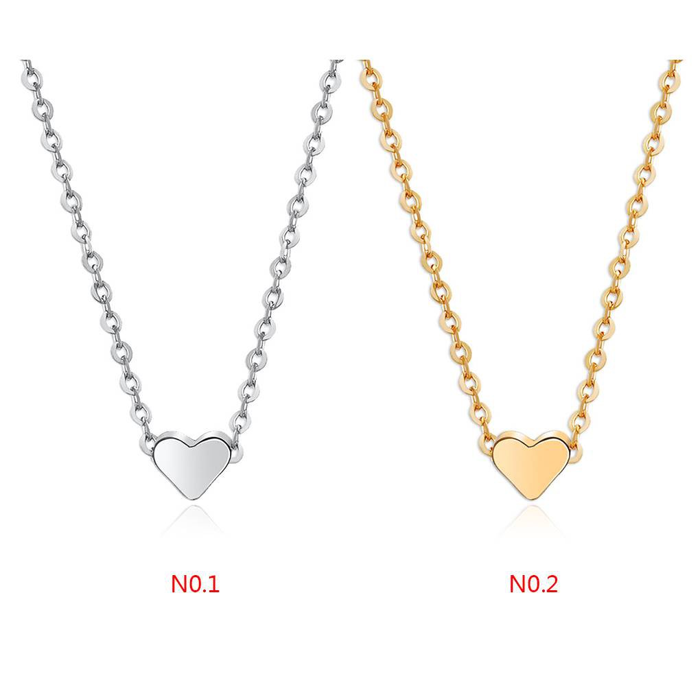 Dây chuyền hợp kim hình trái tim thiết kế thời trang cho nữ