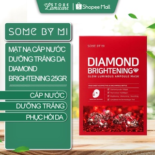 Mặt nạ giấy cấp nước dưỡng trắng da Some By Mi Diamond Brightening 25gr