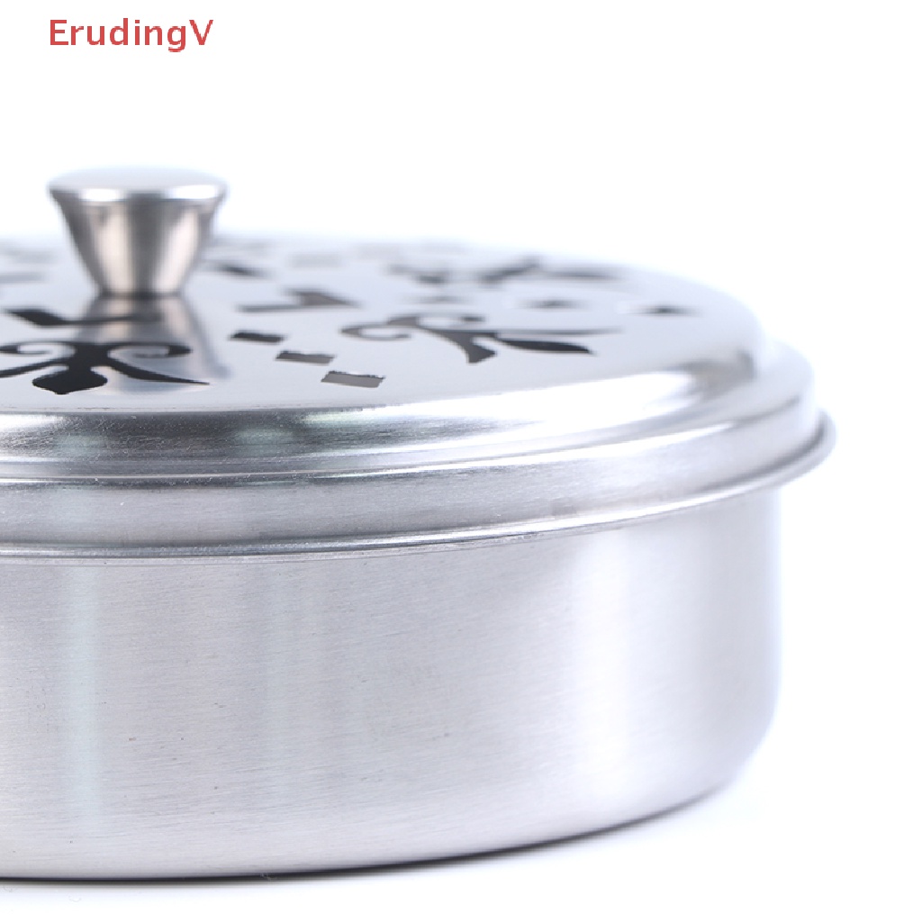 Hộp Đựng Nhang Muỗi Chống Cháy Bằng Thép Không Gỉ