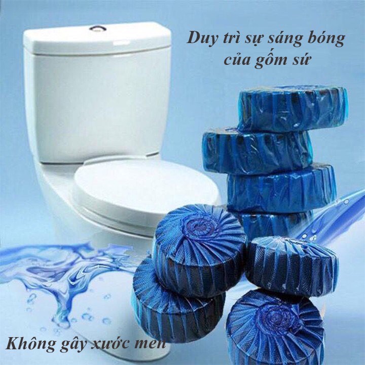 10 viên tẩy bồn cầu khử mùi và lưu hương thơm dịu nhẹ