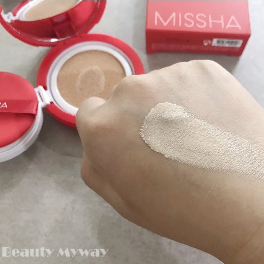 PHẤN NƯỚC #MISSHA V𝐄𝐋𝐕𝐄𝐓 𝐅𝐈𝐍𝐈𝐒𝐇 𝐂𝐔𝐒𝐇𝐈𝐎𝐍 𝐒𝐏𝐅𝟓𝟎+/𝐏𝐀+++