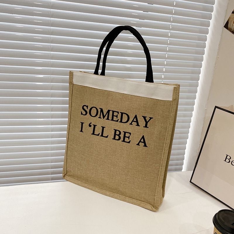 Túi cói nữ du lịch someday thiết kế thời trang, ngăn đựng rộng