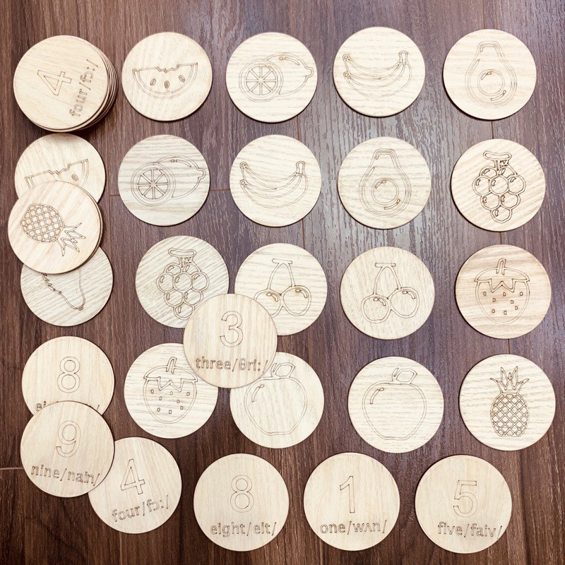 Học Liệu Montessori Giúp Trẻ Từ 1 Đến 4 Tuổi Rèn Luyện Trí Nhớ,Đồ Chơi Gỗ Thông Minh