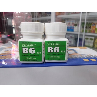 Vistamin b6 lọ 100 viên - vitamin b6 đại uy