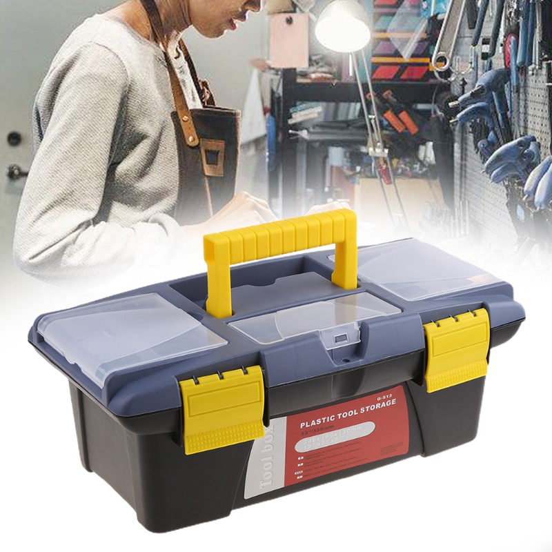 Hộp Đựng Dụng Cụ Sửa Chữa Xe Hơi Bằng Nhựa Cứng Chống Rơi Đa Năng